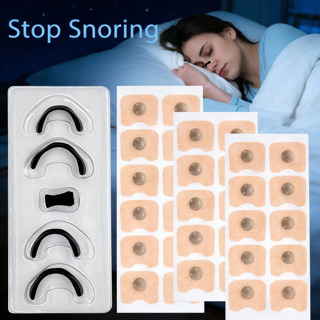 Magnetic Nasal Strips - Anti-Snoring Aid