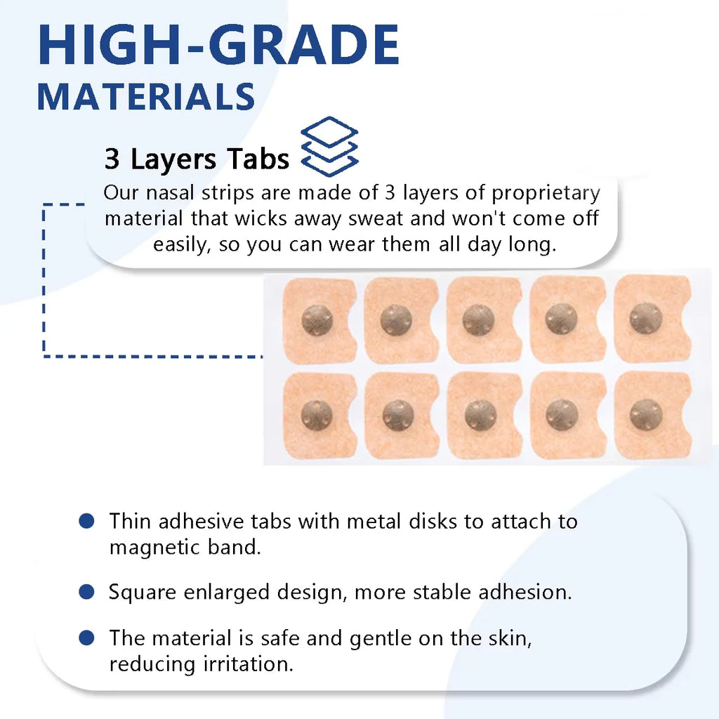 Magnetic Nasal Strips - Anti-Snoring Aid